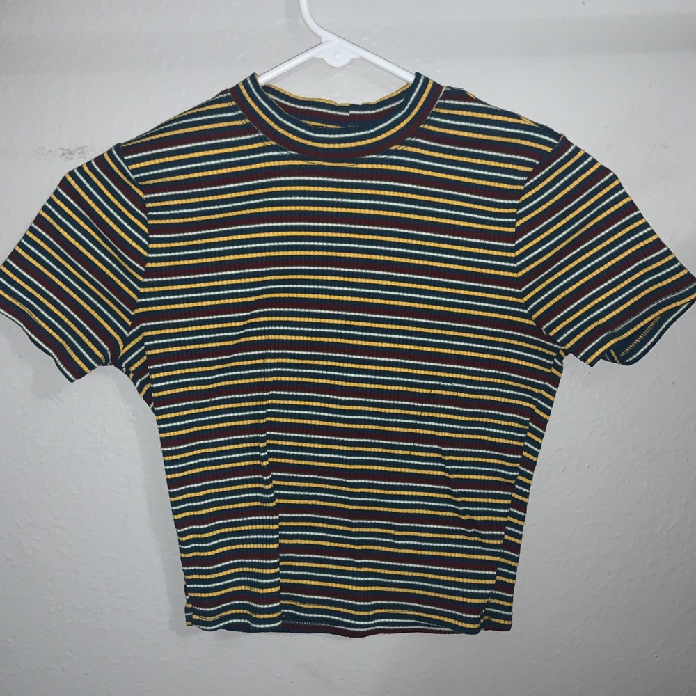 Cropped striped T-Shirt.
